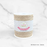 4 Ply Jute Cord - 10 Yards (Ivory)