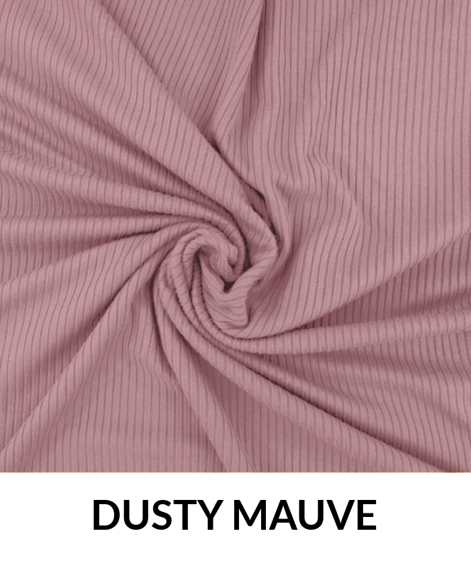 4 X 2 Rib Poly Rayon Spandex Fabric - Rib Knit, 260 GSM