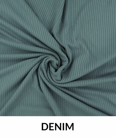 4 X 2 Rib Poly Rayon Spandex Fabric - Rib Knit, 260 GSM