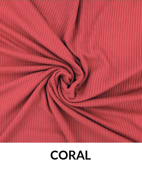 4 X 2 Rib Poly Rayon Spandex Fabric - Rib Knit, 260 GSM