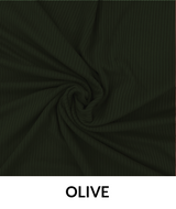 4 X 2 Rib Poly Rayon Spandex Fabric - Rib Knit, 260 GSM
