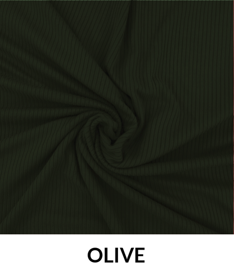 4 X 2 Rib Poly Rayon Spandex Fabric - Rib Knit, 260 GSM
