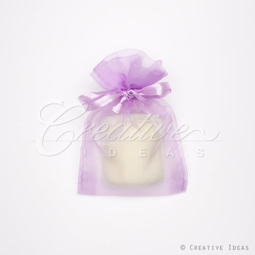4"X5" Organza Pouch-Dozen (Lavender)