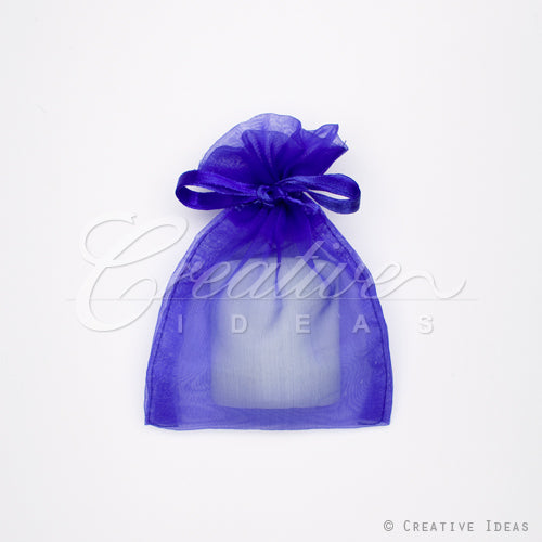 4"X5" Organza Pouch-Dozen (Royal Blue)