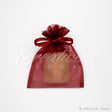 4"X5" Organza Pouch-Dozen (Wine)
