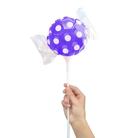 Candy Balloons Purple Polka Dots