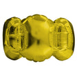 Foil Balloon Friendship Bracelet Gold