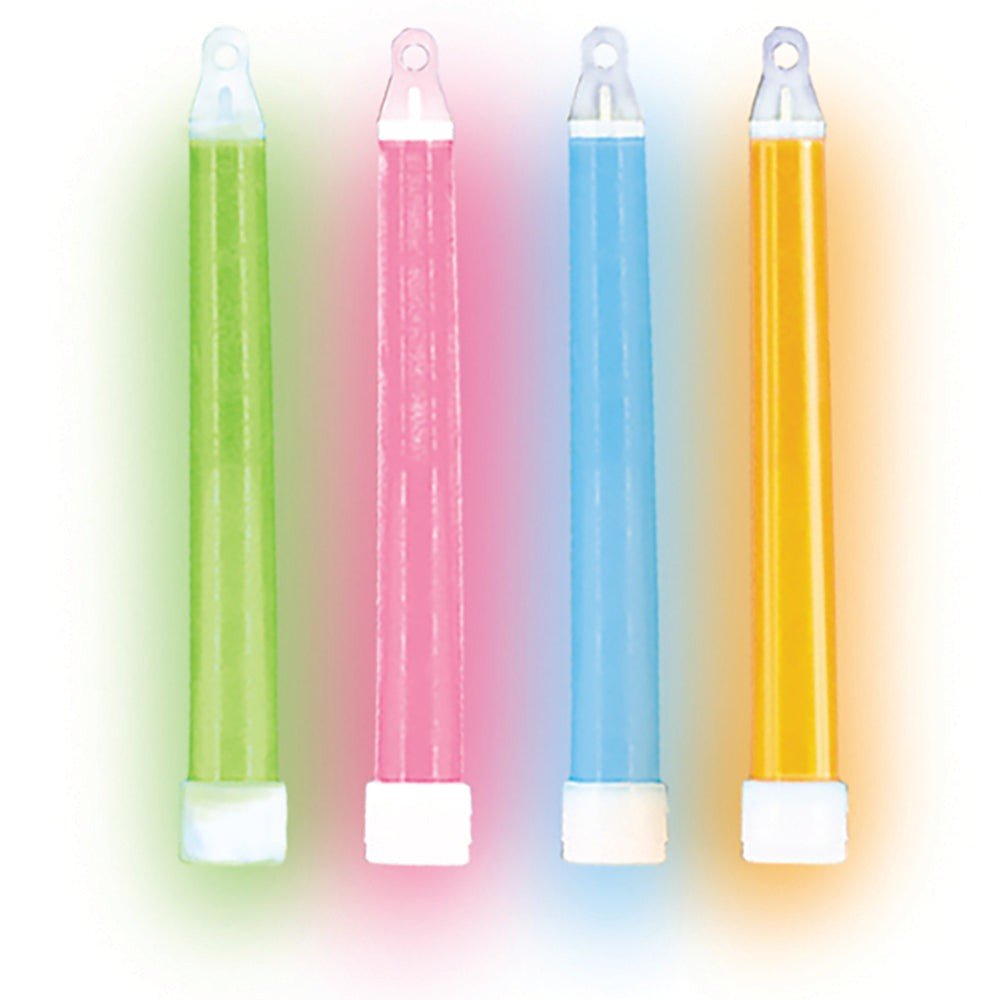 Glow Lightsticks Assorted Colors 4 Pack