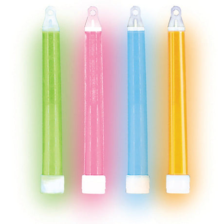 Glow Lightsticks Assorted Colors 4 Pack