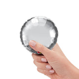 Mini Circle Foil Balloon Silver