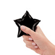 Mini Star Foil Balloon - Onyx Black