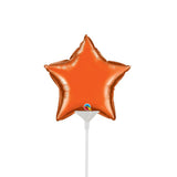 Mini Star Foil Balloon Orange