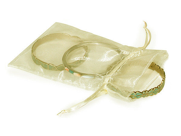 4"x6" Ivory Organza Sheer Gift Favor Bags - Pack of 144