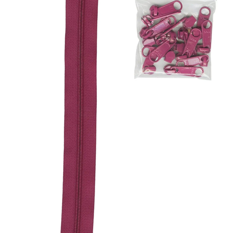 Nylon Zipper Chain #4.5 Wild Plum 4 Yards