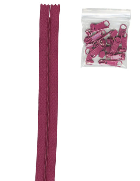 Nylon Zipper Chain #4.5 Wild Plum 4 Yards