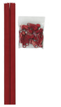 Red Nylon Zipper Chain 4 Yards #4.5