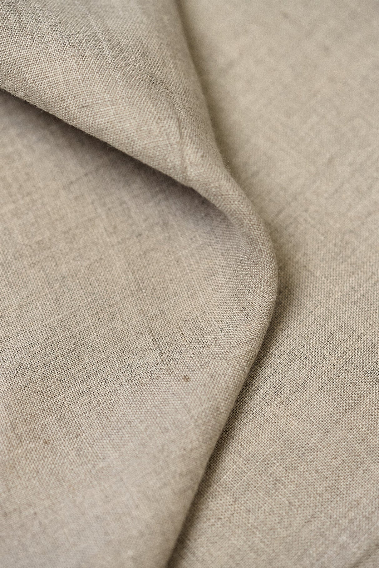 Pure Linen Fabric Natural Stone Washed