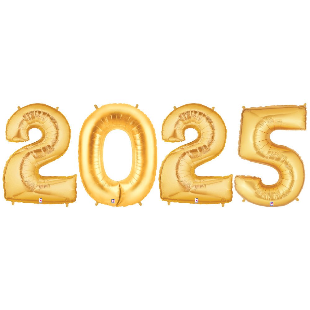 Foil Balloon 2025 Megaloon Numbers Kit