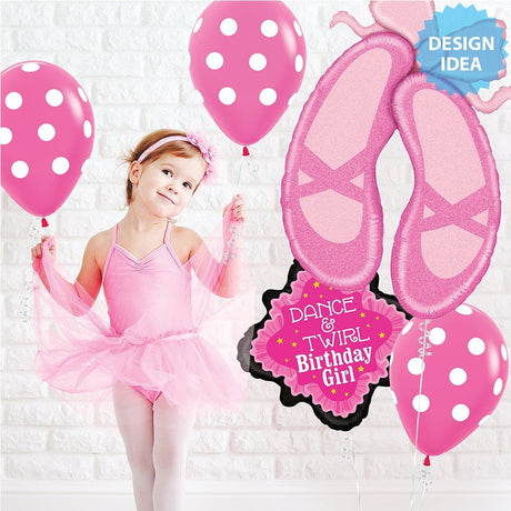Ballet Slippers Foil Balloon