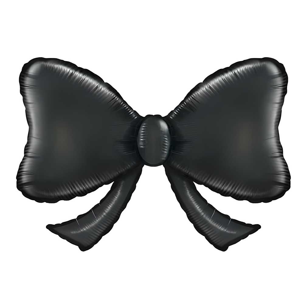 Black Bow Foil Balloon 40 Inch