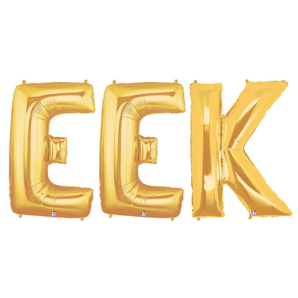 Foil Balloon EEK Megaloon Letters Kit