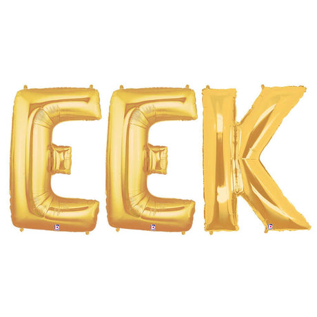 Foil Balloon EEK Megaloon Letters Kit