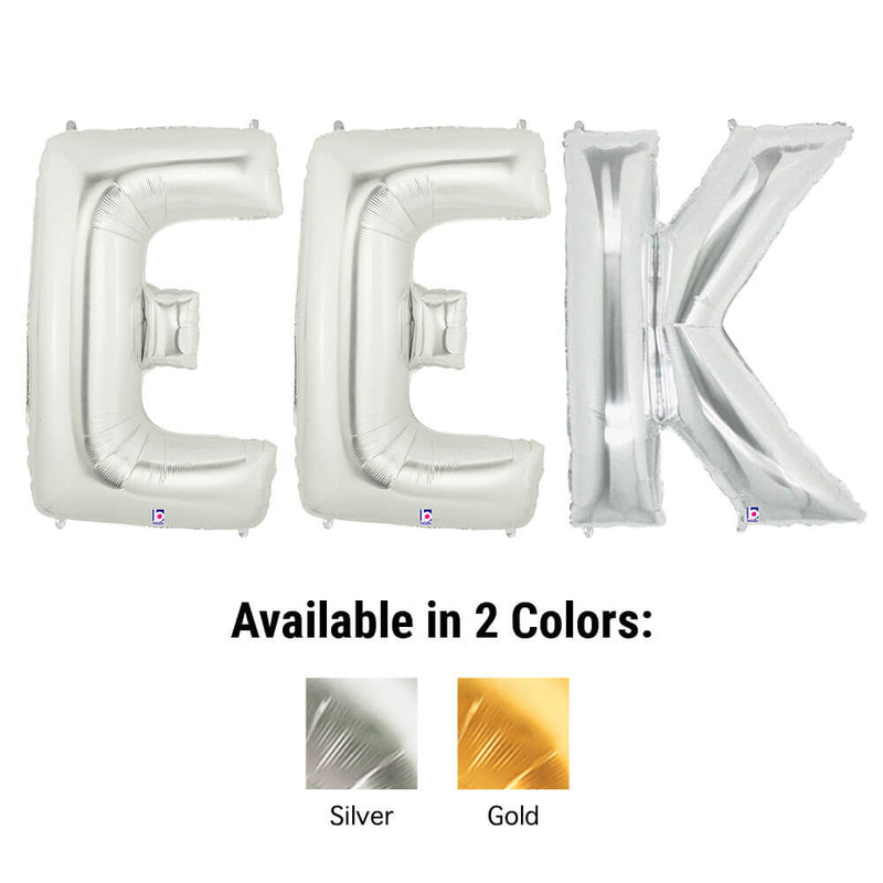 Foil Balloon EEK Megaloon Letters Kit