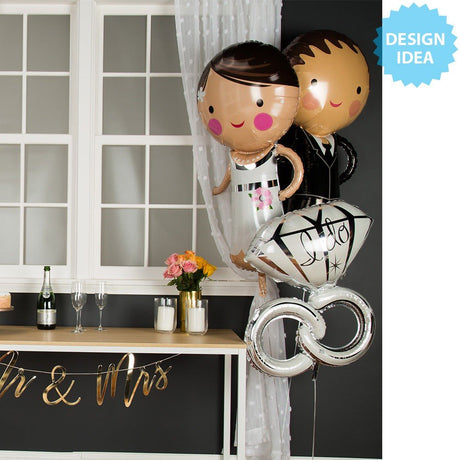 Foil Balloon Handsome Groom 40 Inch