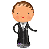 Foil Balloon Handsome Groom 40 Inch