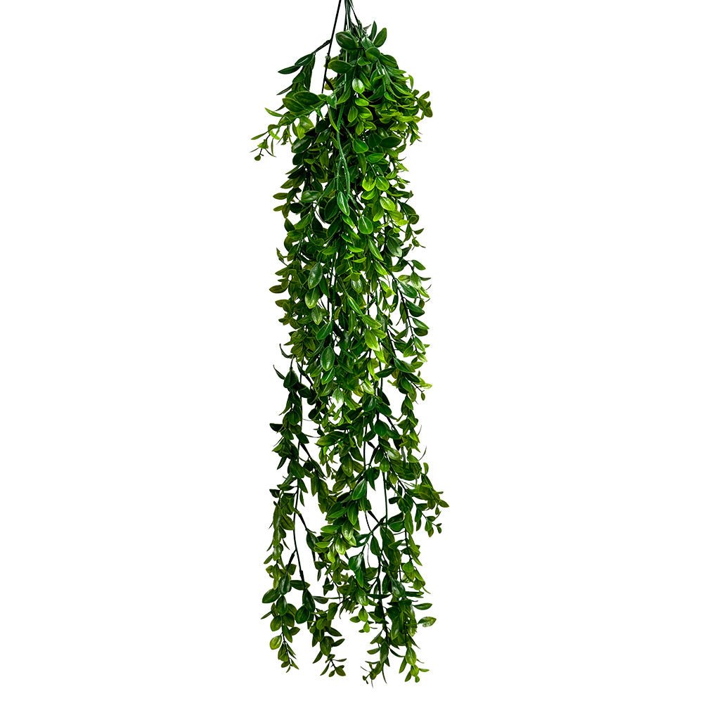 Silk Flowers Hanging Greenery Bush