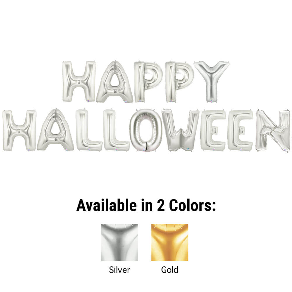 Halloween Foil Balloon Letters Kit
