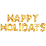Foil Balloon Happy Holidays Letters Kit