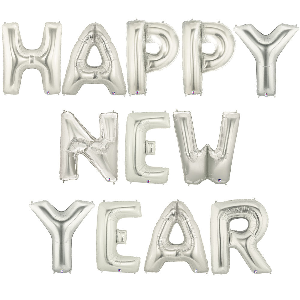 Foil Balloon Happy New Year Letters Kit