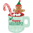 Holiday Christmints Mug Foil Balloon