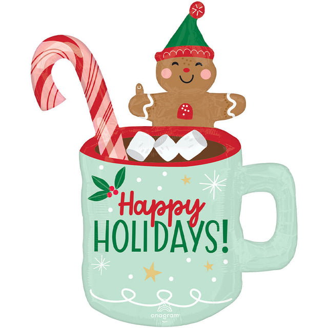Holiday Christmints Mug Foil Balloon