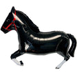 Horse Foil Balloon Black 40 Inch