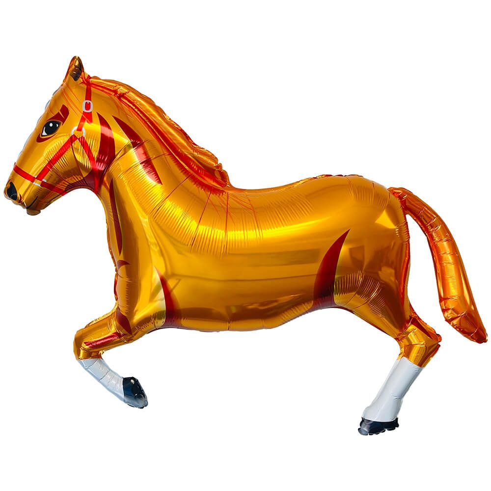 Horse Foil Balloon Brown 40 Inch