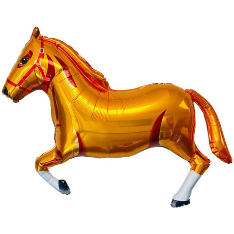 Horse Foil Balloon Brown 40 Inch