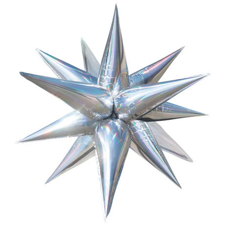 Iridescent Starburst Foil Balloon