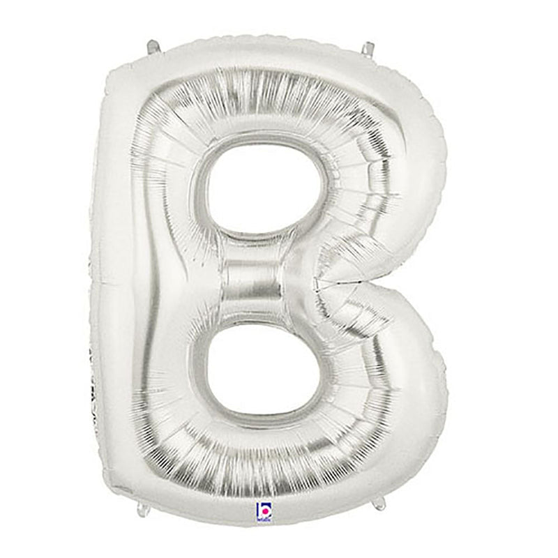 Letter B Silver Foil Balloon