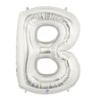 Letter B Silver Foil Balloon