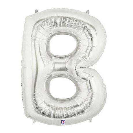 Letter B Silver Foil Balloon