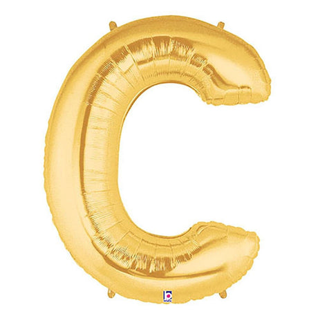 Foil Balloon Letter C Gold Megaloon