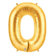 Foil Balloon Letter O Gold Megaloon