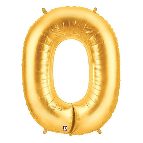 Foil Balloon Letter O Gold Megaloon