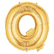 Foil Balloon Letter Q Gold Megaloon