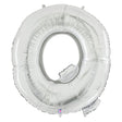 Foil Balloon Letter Q Silver Megaloon