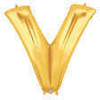 Foil Balloon Letter V Gold Megaloon