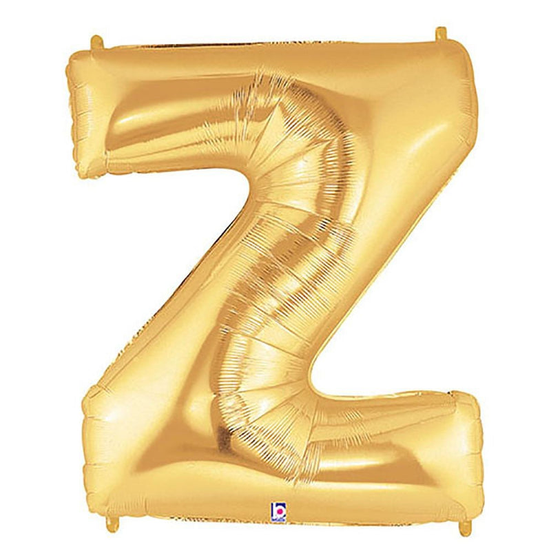 Foil Balloon Letter Z Gold Megaloon