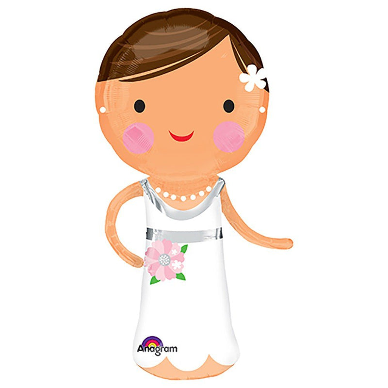 Foil Balloon Lovely Bride 40 Inch